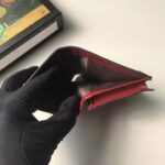 Gucci GG Women Ophidia GG Flora Card Case Wallet in GG Supreme Canvas-Red – Bild 8