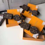 Louis Vuitton LV Unisex Daily Multi Pocket 30mm Belt-Brown - immagine 4