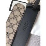 Gucci Unisex GG Supreme Belt with G Buckle in Beige/Ebony GG Supreme Canvas - immagine 10