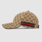 Gucci Unisex Original GG Canvas Baseballkeps i Original GG-tyg - Beige
