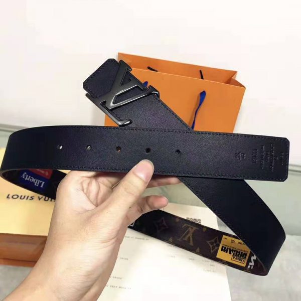 Louis Vuitton LV Initiales 40mm Belt in Monogram Canvas-Brown (7)