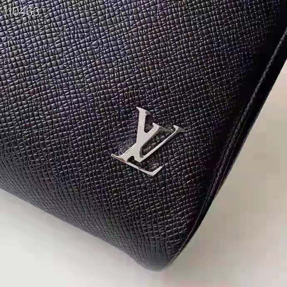 Louis Vuitton Alex Backpack Taiga Cowhide Leather with Silver