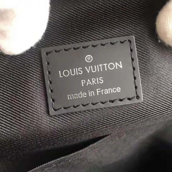 Louis Vuitton LV Men Avenue Sling Bag in Coated Damier Graphique Canvas-Grey (10)