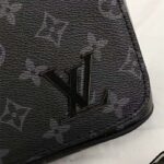 Louis Vuitton LV Men District PM Bag in Monogramme Eclipse Canvas-Grey - Image 9