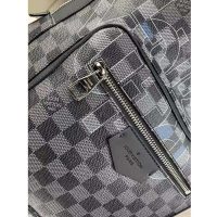 Louis Vuitton LV Men Josh Backpack Bag in Damier Graphite Coated Canvas-Grey (6)