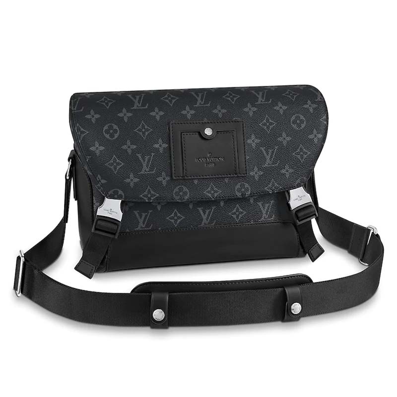 LOUIS VUITTON Voyager PM Monogram Eclipse Messenger Bag Black-US