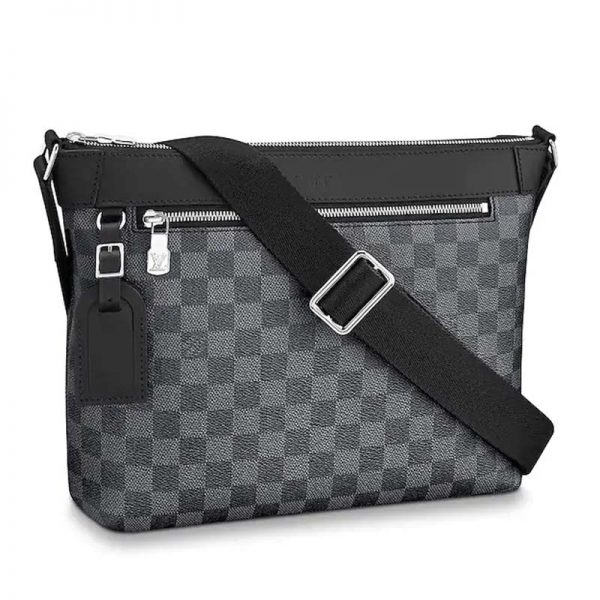 Louis Vuitton LV Men Mick PM Bag in Damier Graphite Canvas-Grey - LULUX
