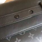 Louis Vuitton LV Men Steamer PM Bag in Monogram Eclipse Coated Canvas-Black - Image 8