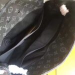Louis Vuitton LV Men Steamer PM Bag in Monogram Eclipse Coated Canvas-Black - Image 5