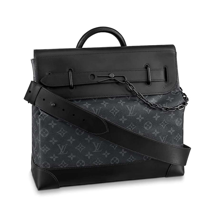 Outlet Louis Vuitton Steamer Backpack M44052 Monogram Eclipse Canvas ...