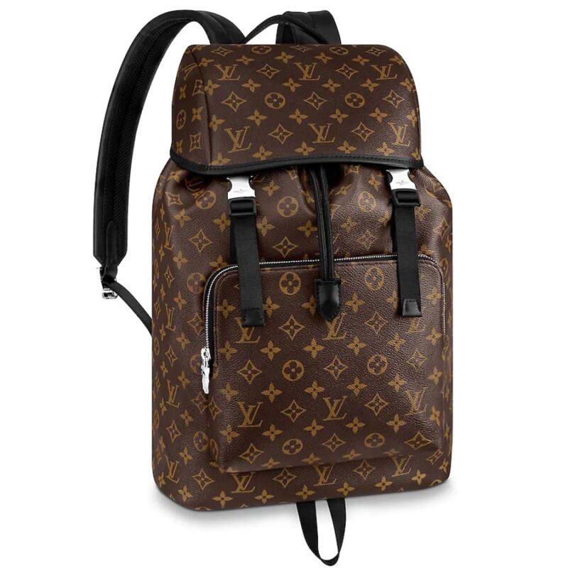 Louis Vuitton LV Zack-ryggsäck för män i belagd kanvas – brun