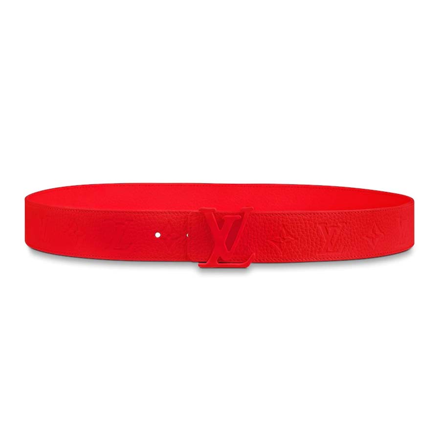 Lv Shape 40mm Belt Red