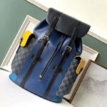 Louis Vuitton LV Unisex Christopher Backpack PM in Cowhide Leather-Navy - immagine 2
