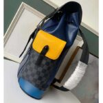 Louis Vuitton LV Unisex Christopher Backpack PM in Cowhide Leather-Navy - immagine 3