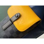 Louis Vuitton LV Unisex Christopher Backpack PM in Cowhide Leather-Navy - immagine 8