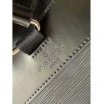 Louis Vuitton LV Unisex Christopher PM Backpack in Cowhide Leather-Black - immagine 9