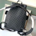 Louis Vuitton LV Unisex Christopher PM Backpack in Damier Graphite Canvas-Grey - immagine 4