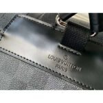 Louis Vuitton LV Unisex Christopher PM Backpack in Damier Graphite Canvas-Grey - immagine 10