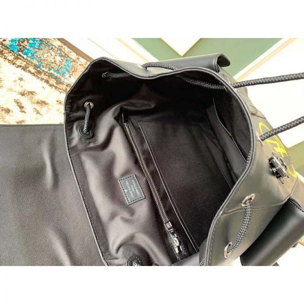 Louis Vuitton LV Unisex Christopher PM Backpack in Timeless Black Epi Leather-Black (11)