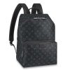Louis Vuitton LV Unisex Discovery Backpack PM in Supple Monogram Eclipse Coated Canvas