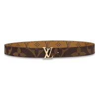 Louis Vuitton LV Unisex LV Iconic 30mm Reversible Belt in Oversized Monogram Reverse Canvas (1)