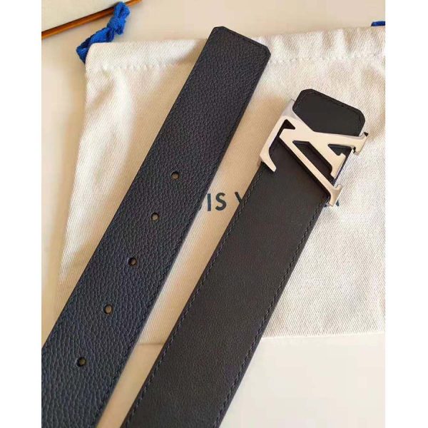 Louis Vuitton LV Unisex LV Initiales 40mm Reversible Belt-Black (2)