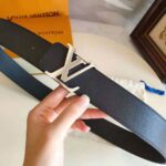 Louis Vuitton LV Unisex LV Initiales 40mm Reversible Belt-Black - Image 4