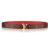 Louis Vuitton LV Unisex LV Initials Buckle 30mm Reversible Belt in Monogram Canvas Leather