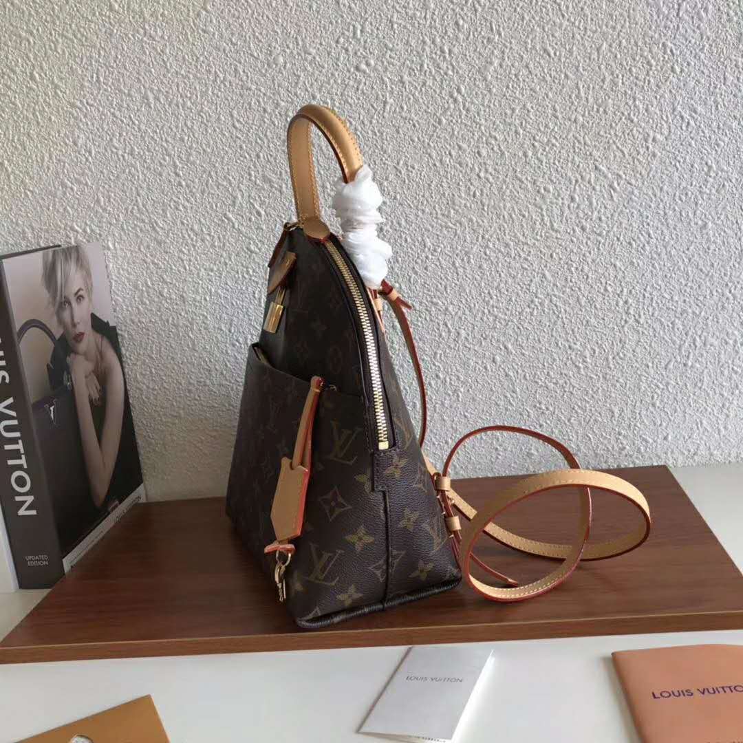 Louis Vuitton Moon Backpack Monogram Brown in Coated Canvas with