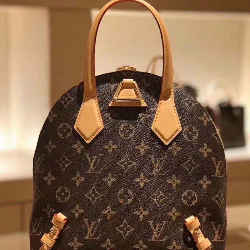 Louis Vuitton Moon Backpack Monogram Brown in Coated Canvas with