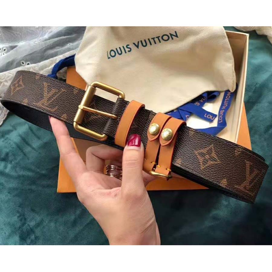 Louis Vuitton Lv Signature 35mm Belt Mp134u