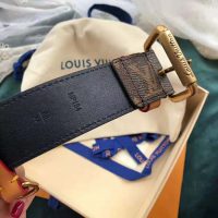 Louis Vuitton LV Unisex LV Signature 35mm Belt in Monogram Canvas-Brown (1)