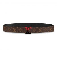 Louis Vuitton LV Unisex LV Sunset 40mm Reversible Belt-Red (1)