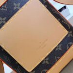 Louis Vuitton LV Unisex Milk Box Bag in Monogram Coated Canvas and Natural Leather - immagine 16