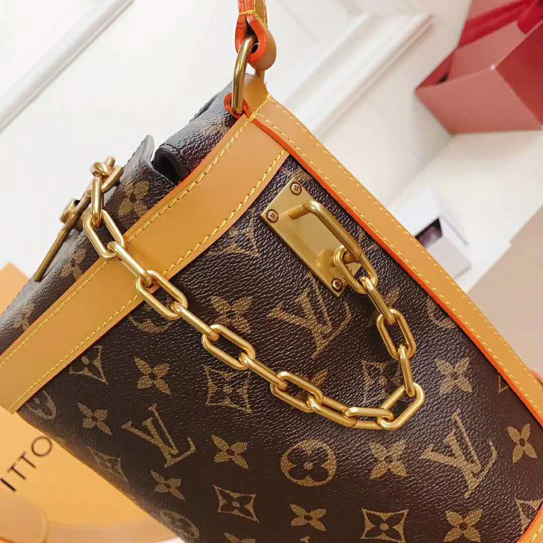 Louis Vuitton Milk Box Monogram Legacy Brown in Coated Canvas/Leather with  Aged Gold-tone - US