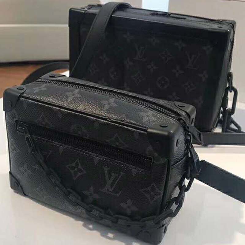 Louis Vuitton Monogram Eclipse Mini Soft Trunk - Black Crossbody Bags,  Handbags - LOU748136