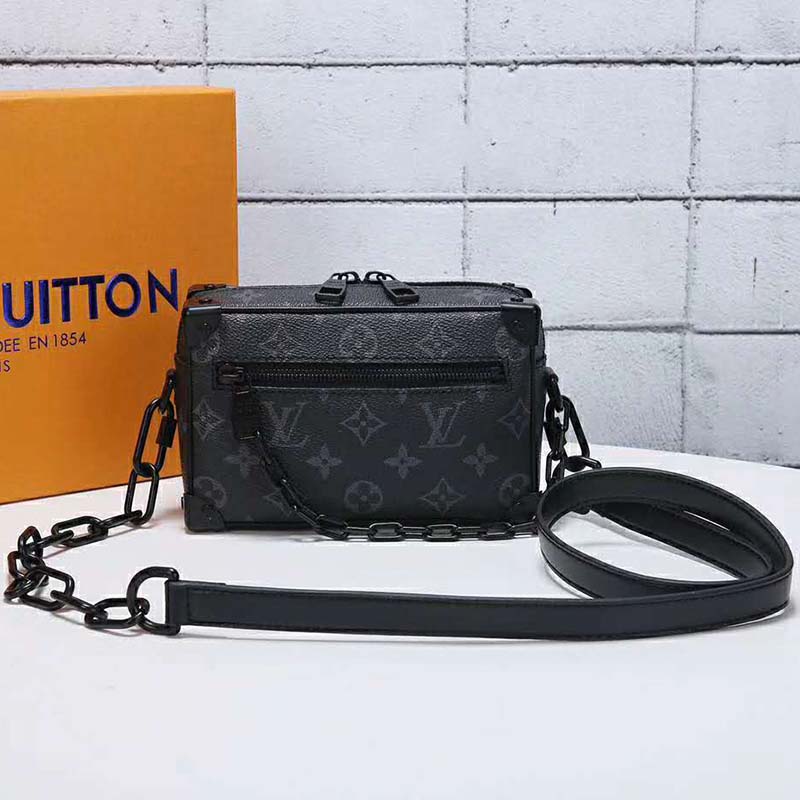 Louis Vuitton Soft Trunk Mini in Coated Canvas with Black-tone