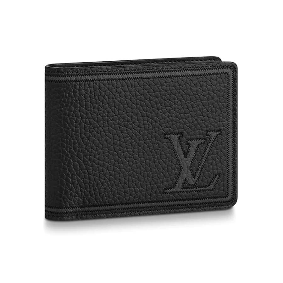 LOUIS VUITTON Multiple Wallet Black Autres Cuirs