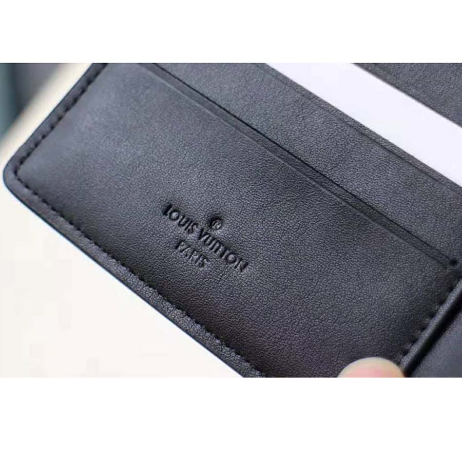 Louis Vuitton Wallet Multiple Taurillon Black in Embossed Taurillon  Monogram Cowhide Leather - US