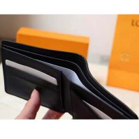 Louis Vuitton LV Unisex Multiple Wallet in Taurillon Leather-Black (1)