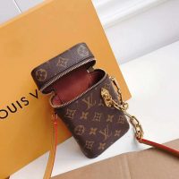 Louis Vuitton LV Unisex Phone Box Bag in Monogram Coated Canvas-Brown (1)