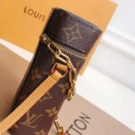Louis Vuitton LV Unisex Phone Box Bag in Monogram Coated Canvas-Brown - immagine 9