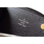 Louis Vuitton LV Unisex Pochette Clé Key Pouch Wallet in Damier Graphite Canvas-Grey – Image 9