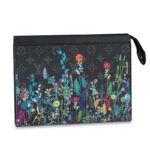 Louis Vuitton LV Unisex Pochette Voyage MM Bag in Monogram Eclipse Coated Canvas