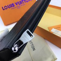 Louis Vuitton LV Unisex Pochette Voyage MM Bag in Monogram Eclipse canvas-Grey (1)