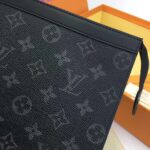 Louis Vuitton LV Unisex Pochette Voyage MM Bag in Monogram Eclipse canvas-Grey – Image 7