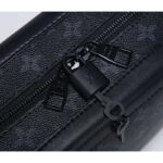 Louis Vuitton LV Unisex Soft Trunk Bag in Monogram Eclipse Coated Canvas-Grey - Bild 7