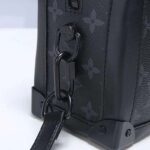 Louis Vuitton LV Unisex Soft Trunk Bag in Monogram Eclipse Coated Canvas-Grey - Bild 8