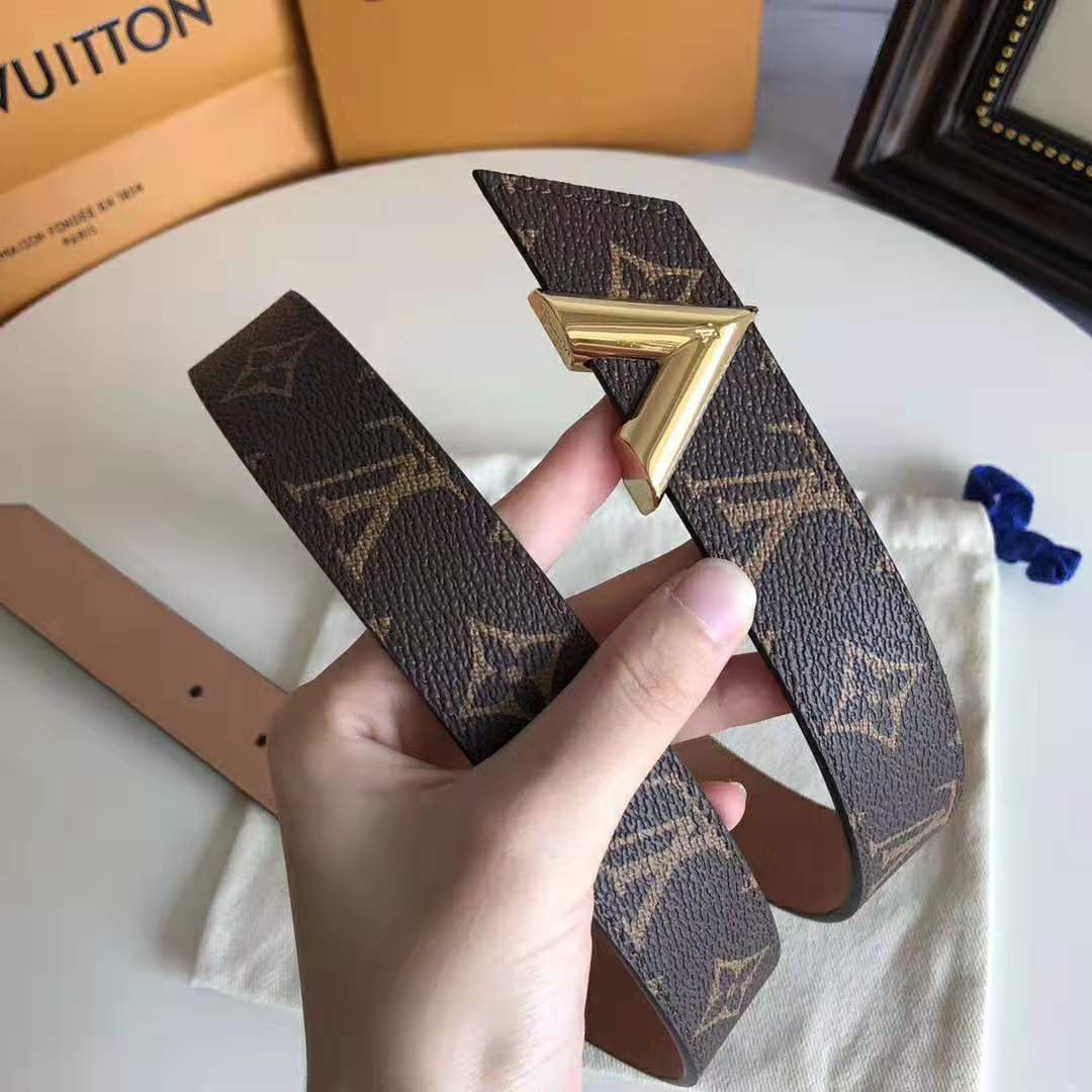 ceinture louis vuitton essential v 30mm t80 en