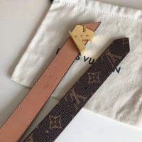 Louis Vuitton LV Unisex V Essential 30mm Belt in Monogram Canvas and Calf Leather (1)